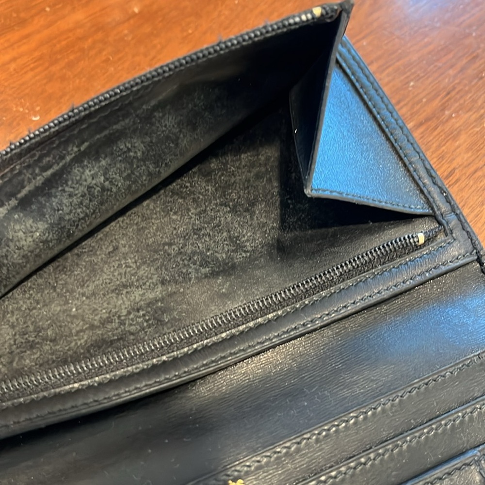 Vintage Hermes Bearn Wallet - Black - Picture 7 of 10
